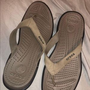 Crocs flip flops